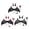 Devil Halloween Costume Cosplay Props Cosplay Halloween Wand Creative Demon Horn Hair Band  Adults