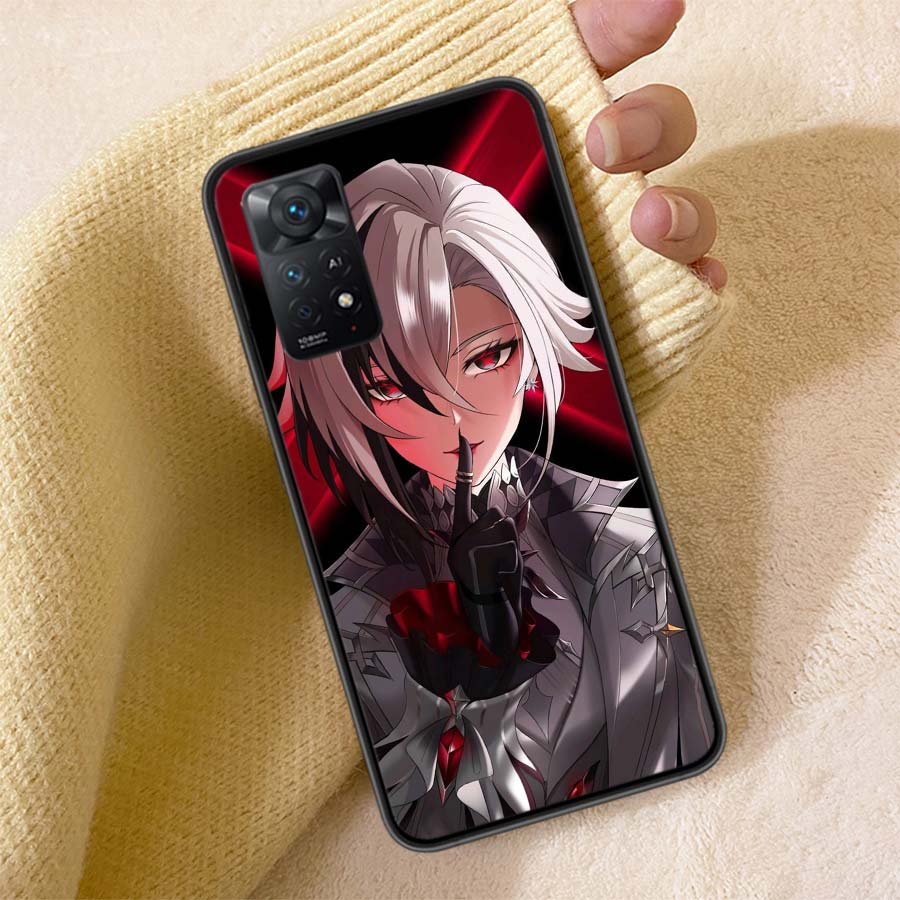 

Arlecchino Genshin Impact Phone Case For Redmi Note 13 14 15 Pro Plus 12 13C 12C 15C 9 10 10C 9T 9C 9A TPU Soft Cover Clear Cell Redmi 9C