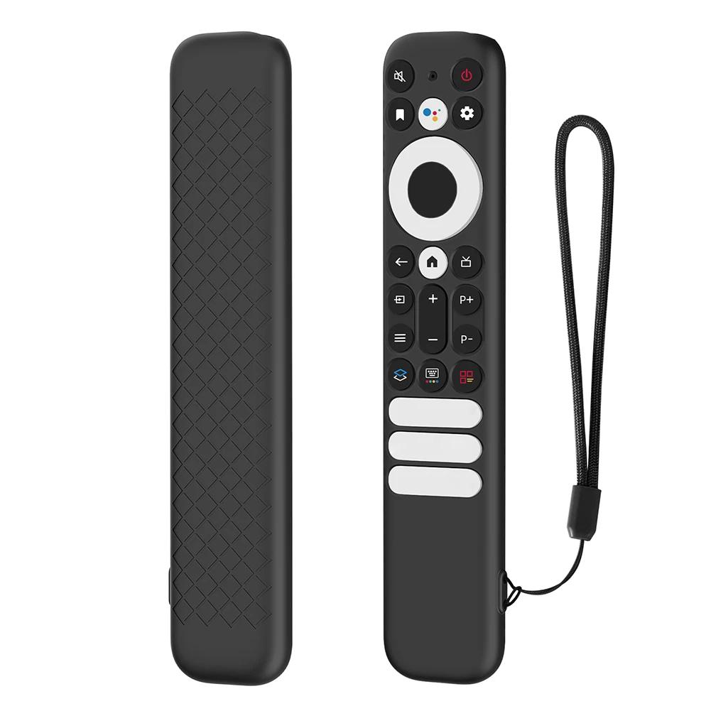 Silicone Protective Case for TCL RC902V Remote Control Smart TV Protective Cover Sleeve For TCL-RC802NU1 Full Package Protective