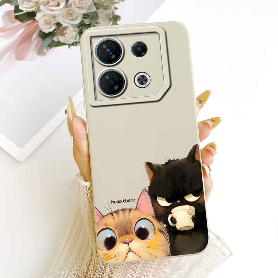 Pour Infinix GT 10 Pro 5G X6739 Étui Mode Fleurs Colorées Complète Housse Souple en Silicone Pour Infinix GT 10Pro 10 pro 5G Étuis de Téléphone