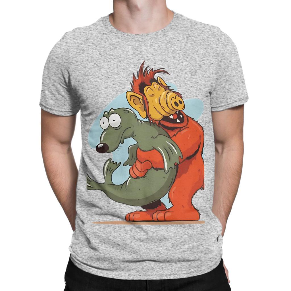 Alf Graphic Funny 100 Cotton Tshirt Alf Tops Tees For Unisex