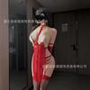 Night Cat Milk Clip Chain Sexy Underwear Sexy SM Mesh Perspective Uniform Seduction Showing Breasts Free of Passion Women