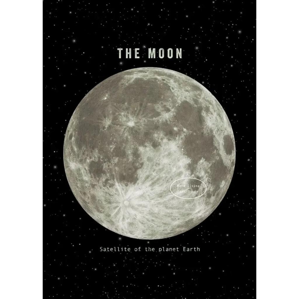 Earth Venus Moon Mars Saturn Uranus Planet Solar System Canvas  Paintings Poster and Print Wall Art Pictures Kids Room Decor