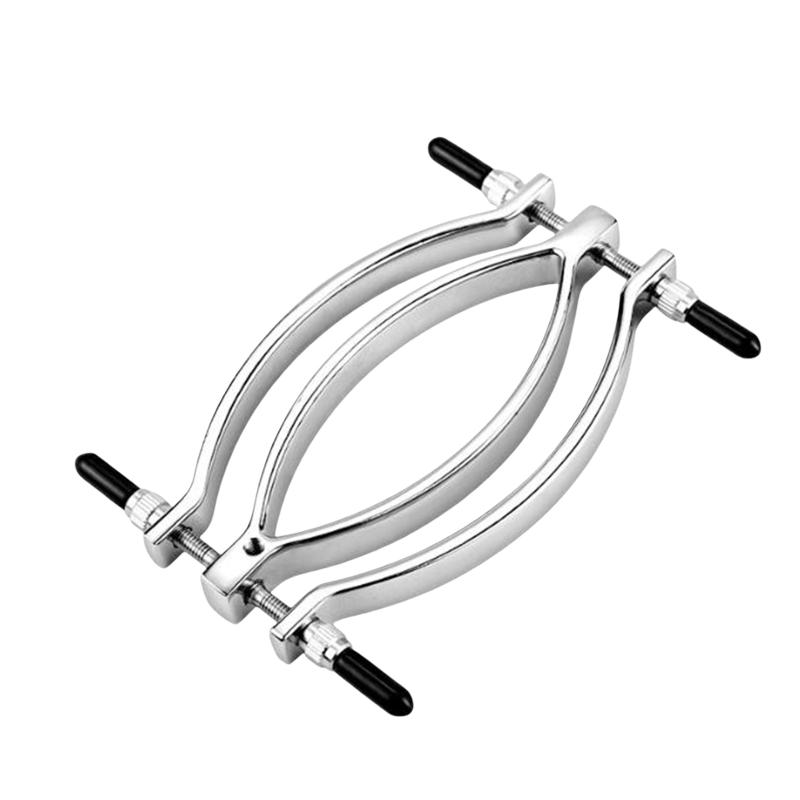 Vaginal Expander Clitoris Clip Couple's Sex Toy Labia Lips Openning Expose Clit Slave Device for Enhanced Sensation