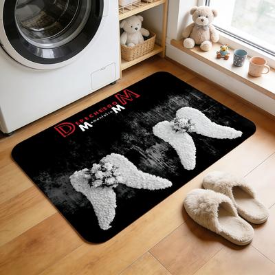 Band d-depecheS m-mode M-Memento M-Mori Fußmatte hogar Nachttischteppich Küchenbodenmatte Flur Balkonteppich Eingang Dekoration Zuhause