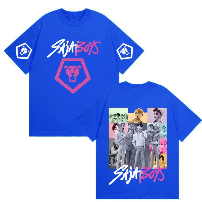 K-pop Saja Boys Demon Hunters 2025 Film Graphic T Shirts Men Women Aesthetic Fashion T-shirts Casual Oversized Short Sleeve Tees