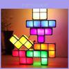 Tetris Led Night Light With 7 Colors Creative Stacking Block For Bedroom Decor
