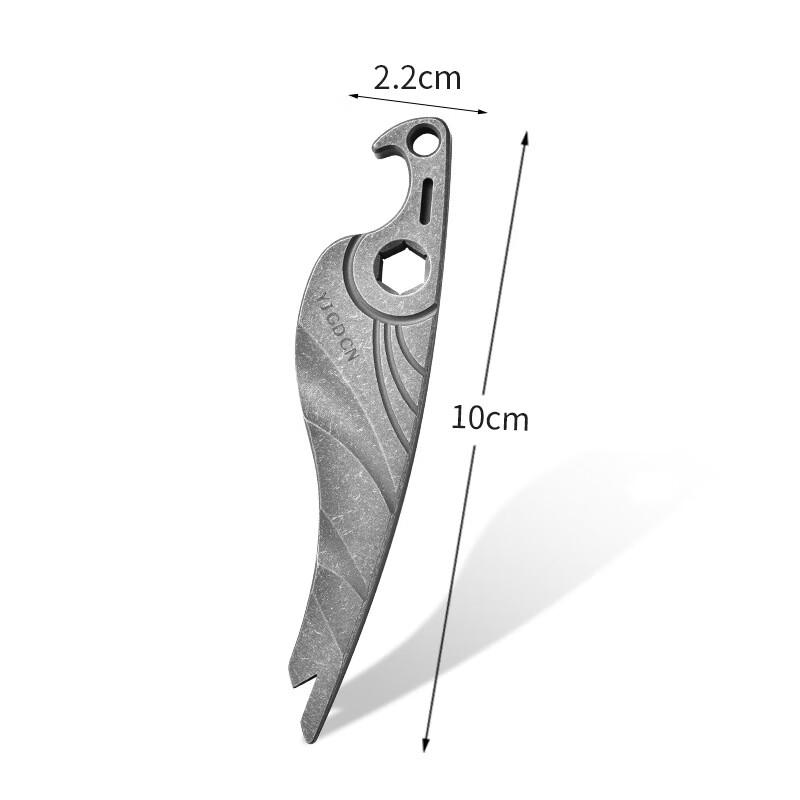NuFeng Titanium Alloy Multi-tool Pry Bar