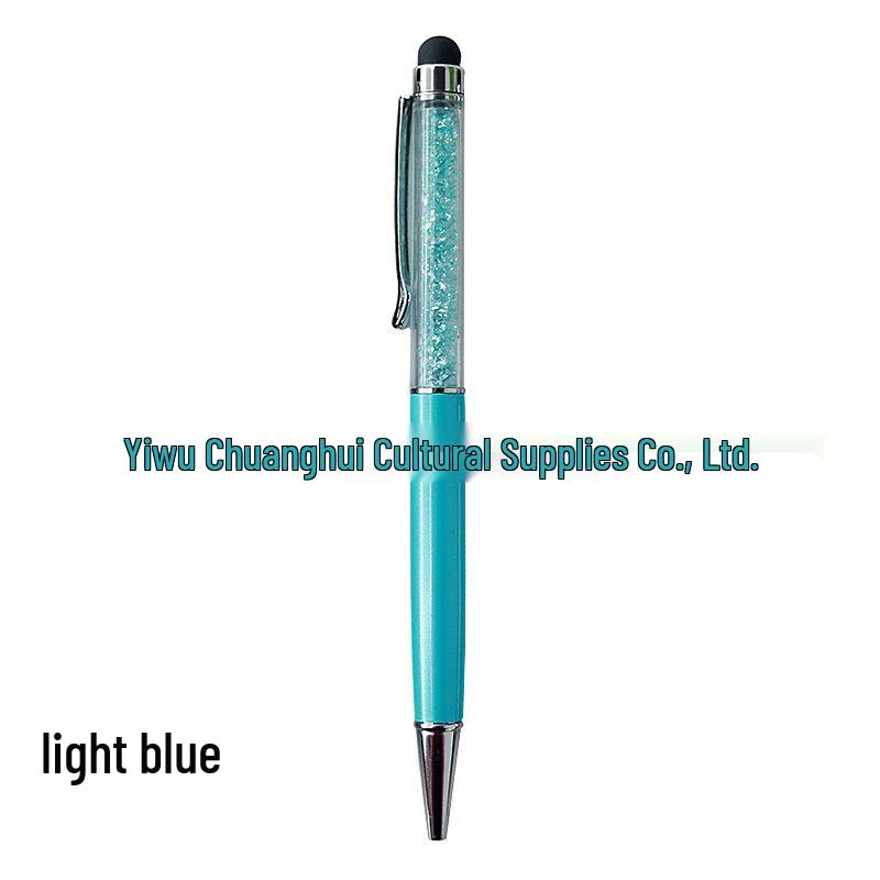 Crystal Rhinestone Ballpoint Pen with Capacitive Touch Screen – Custom Logo Gift Pen.