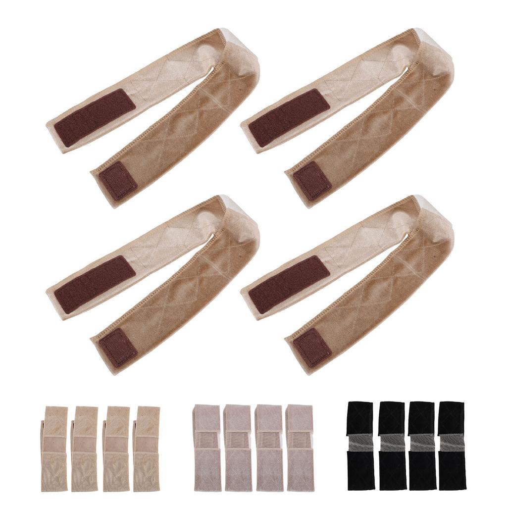 4 Pcs Wig Grip Band Elastic Flexible Non Slip Velvet Lace Wig Grip Headband for Women