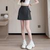 Casual Summer High Waist Aline Skirt With Drawstring For Womens Fashion