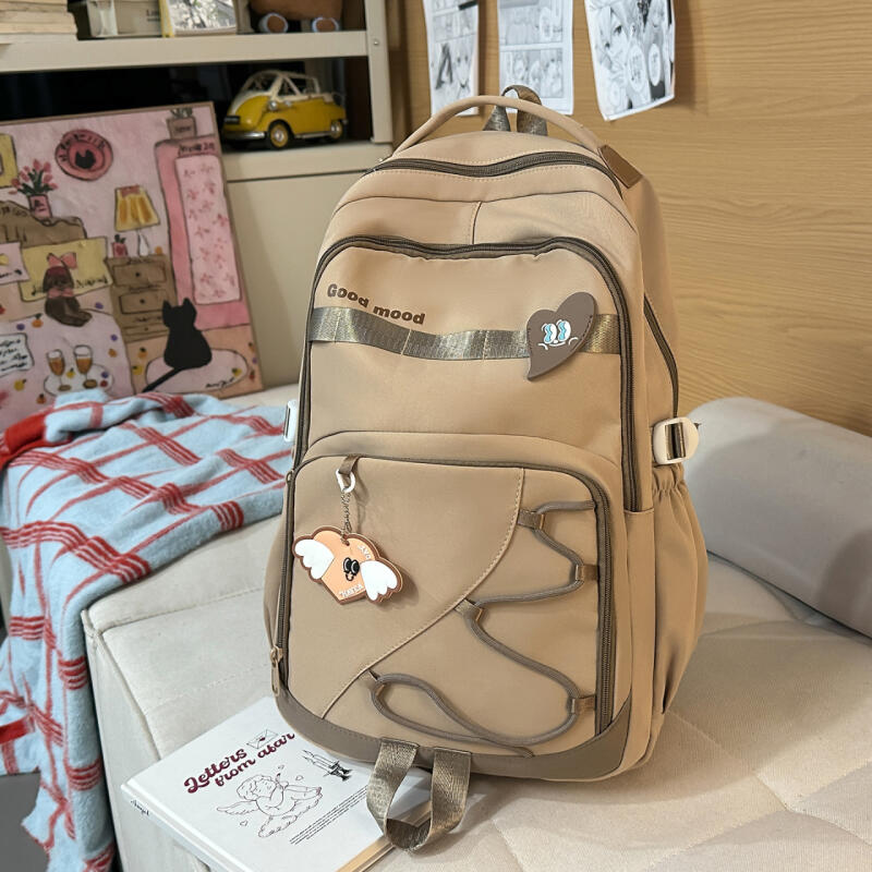 Large Capacity Backpack Women's Backpack Junior Senior High School Student Schoolbag