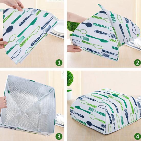 Multifunksjonelle støvretter Matdeksel Varmekonservering Sammenleggbar isolasjon