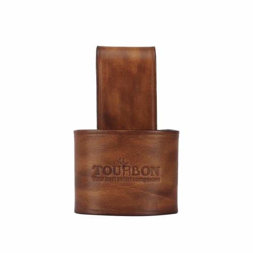 TOURBON Hammer Holder, Leather Tool Holder for Hatchet and Nail Puller, Holster with Belt Loop