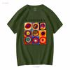 Wassily Kandinsky Gemälde T-Shirt Kunst Feine Liebhaber für Sie Ihn Modern lang- oder kurzärmelig vintage Gewaschen Vielseitig homme