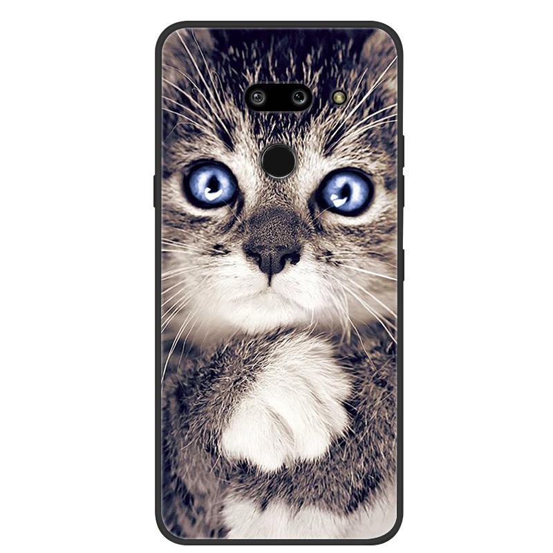 Para LG G8 ThinQ Funda Suave Silicona TPU Funda para Teléfono para LG G8 ThinQ Cubierta Trasera G8thinQ G 8 Protectora Bumper Fundas Shells