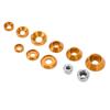 1/10 1/8 Scale RC Screw Washer Kit Aluminum Alloy Flat Washer Set Round Head Gasket  For RC Cars