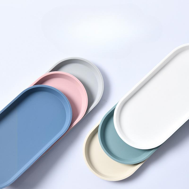 Silicone Storage Tray for Bathroom KitchenLiving Room Dressing Table KeysCosmetics and Rings
