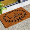 Imitation Coconut Palm Entry Silk Ring Doormat Entrance Entrance Door Foot Pad Non-Slip Floor Mat Pvc Household Carpet Mat
