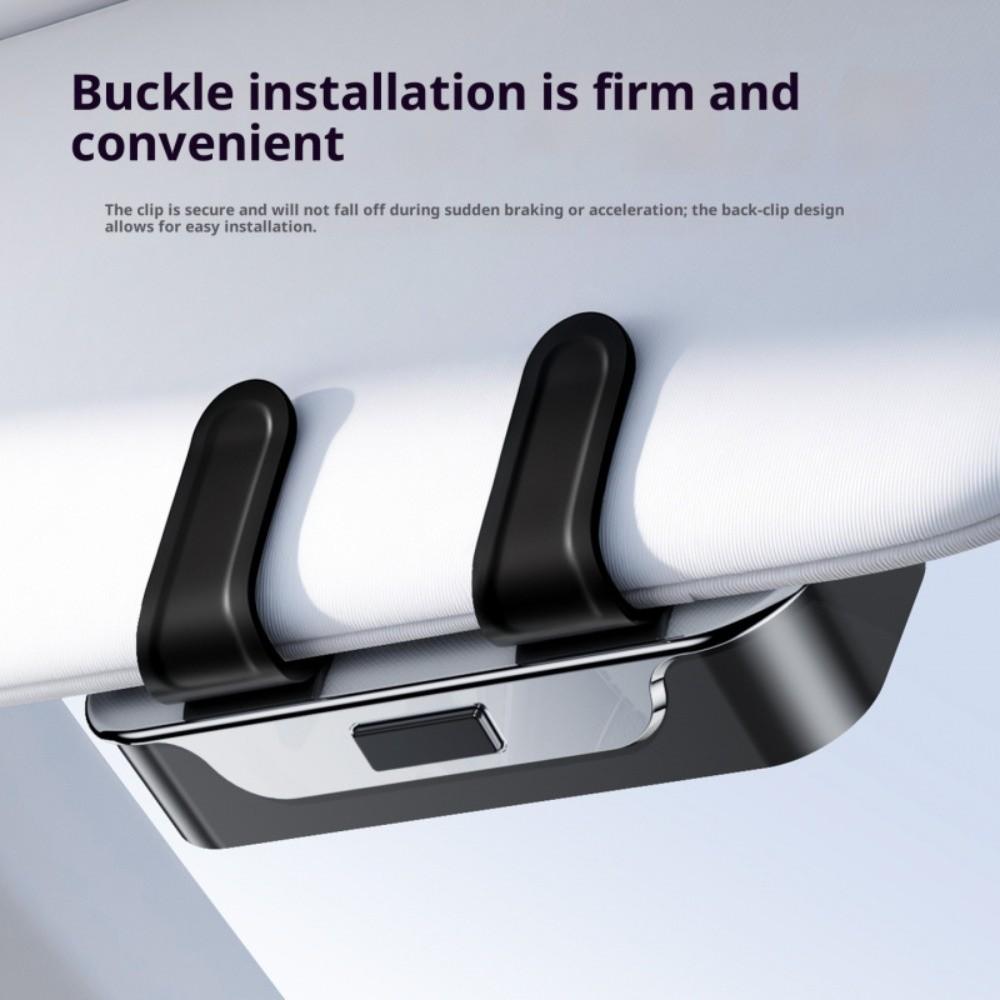 Flocking Inner Auto Sunglasses Organizer Premium Car Sunglasses Holder Car Interior Accessories
