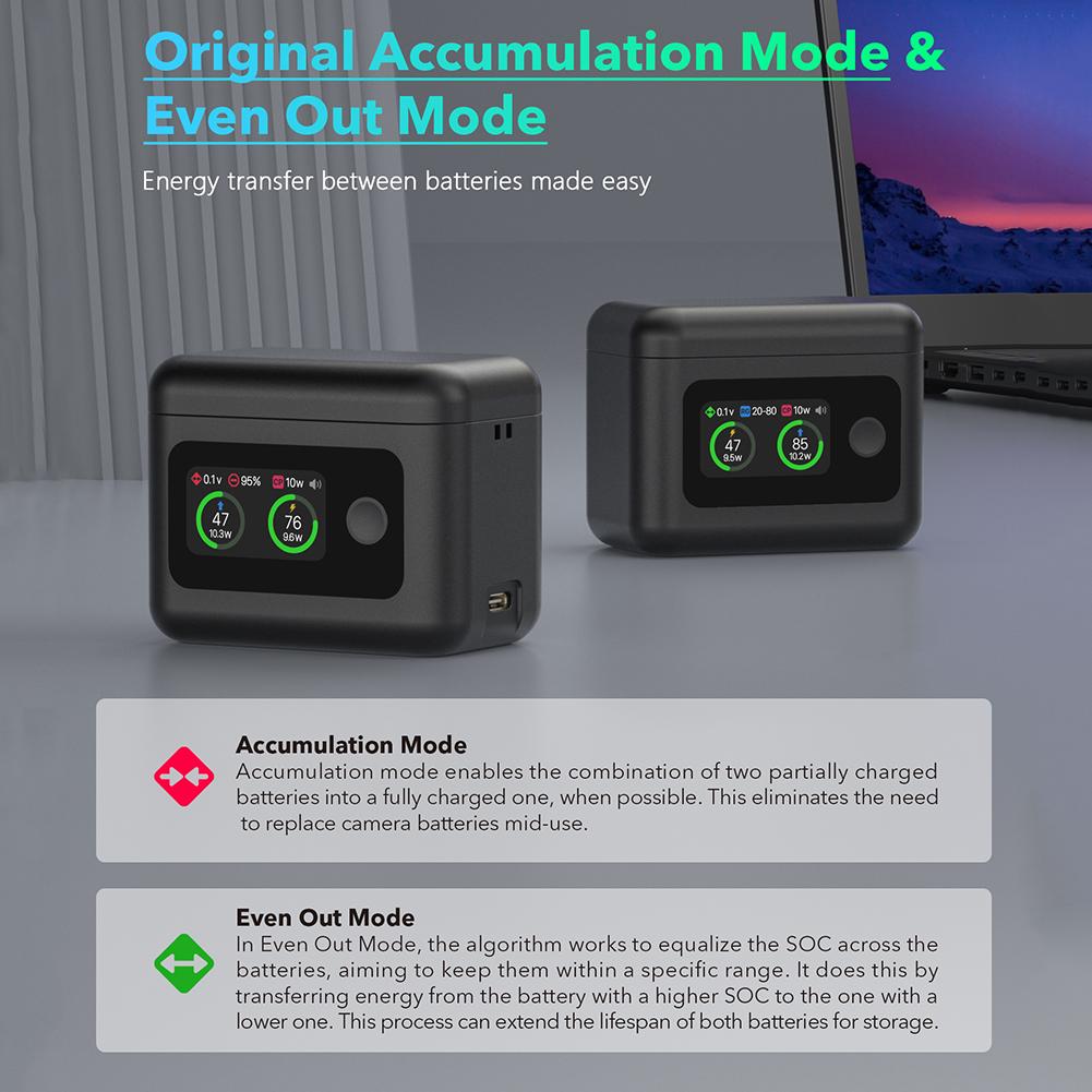 Pro Insta360 X5 Nabíječka baterií Pouzdro USB-C Dobíjecí Přenosná nabíjecí krabička na baterie Úložný box na nabíječku baterií Bateriové díly