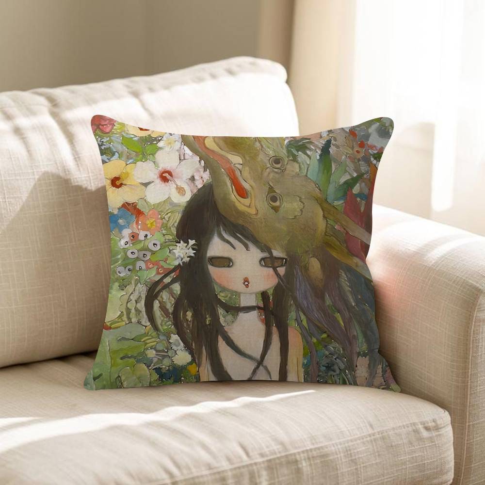 AAya TTakano Pop Art Cushion Cover Car Throw Pillow Case For Sofa Car Christmas Gift