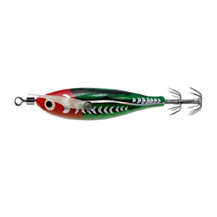 Luminously Squid Jig Hook Fishing Lures Baits Hard Artificial Shrimp Baits with Hook Hard Night Fishing Baits Enduring