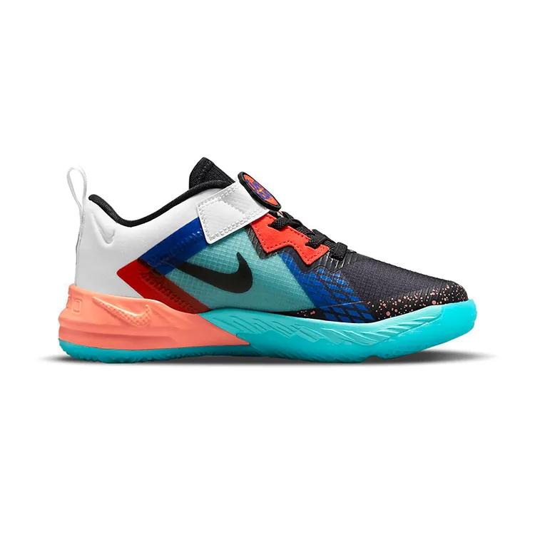 Nike LeBron 18 Low PreSchool 'Lola Bunny' (Unisex) Summit White / Dynamic Turquoise / Crimson Bliss / Black Kids' Basketball Shoes