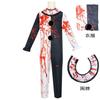 Horror movie broken soul clown costume stage performance suit