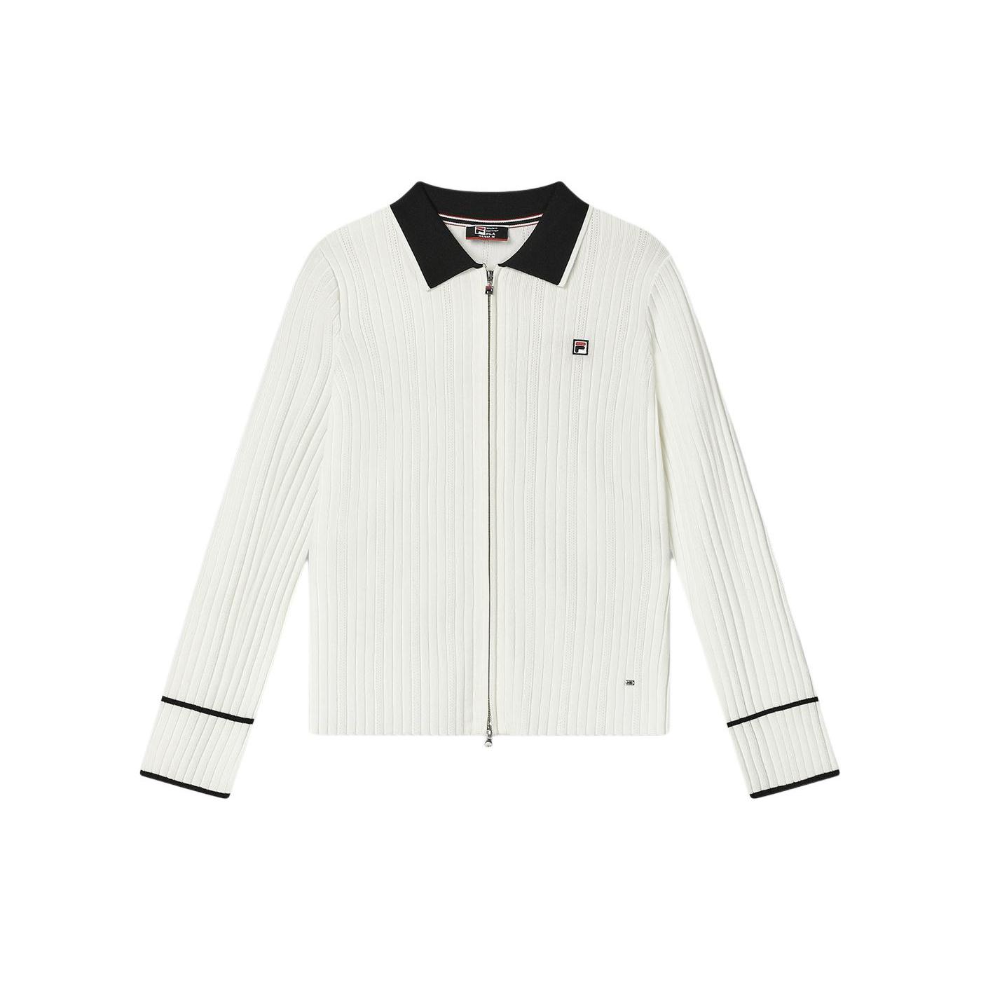 

New FILA Knitwear Women s Steam White F11W411411F-IV L