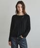 Wednesday Oasis For Woman Diagonal Button Round Knit_Black(Wc26Kn07)