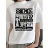 ONE PIECE Nika Luffy Anime Peripheral Short Sleeve Men's and Women's Summer Crew Neck T-Shirt Top Trend