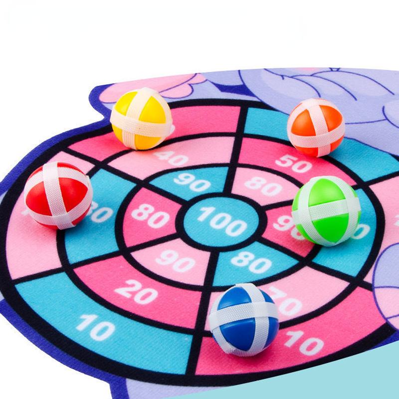 Klebrige Kugel Dartscheibe Ziel Sportspiel Spielzeug für Kinder Party im Freien Spielzeug Ziel Klebrige Kugel Werfen Pädagogische Brettspiele