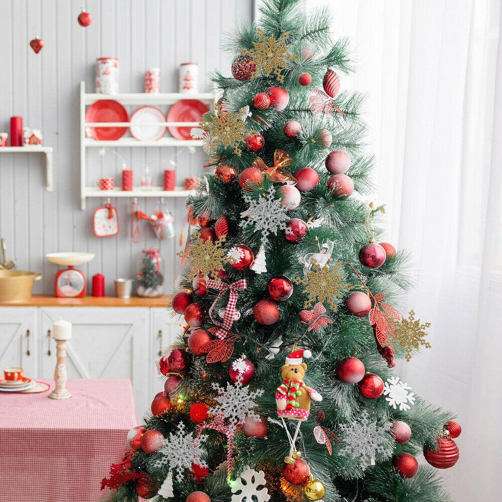 Party Powder Christmas Snowflake Gold Supplies Winter Decor Ornaments Christmas Tree Decorations For Festival Home