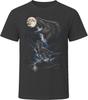 Velociraptor Howling At the Moon T Shirt