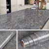 40cm Waterproof Marble Wallpaper Self-adhesive Oil-proof Sticker Kitchen High Temperature Resistant Fireplace Contact Paper