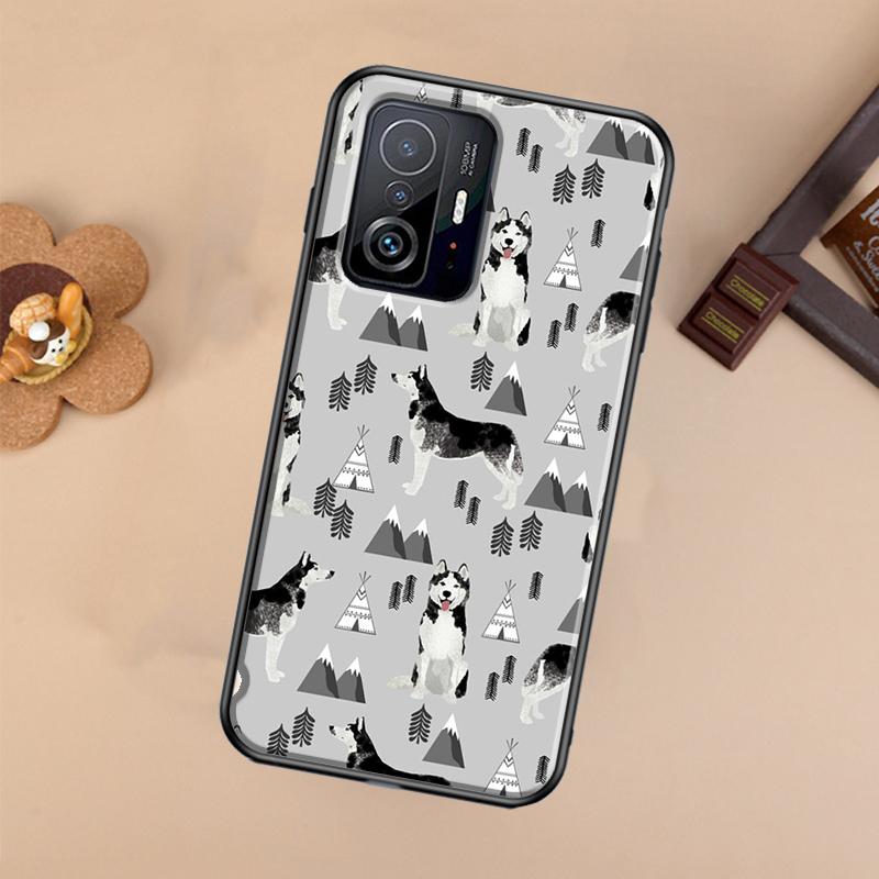 Alaskan Husky Dog Cute Puppy Case For Xiaomi 14T 11T 12T 13T Pro 13 14 Ultra POCO X7 Pro X3 X5 F3 F5 F6 M6 X6 Pro Cover