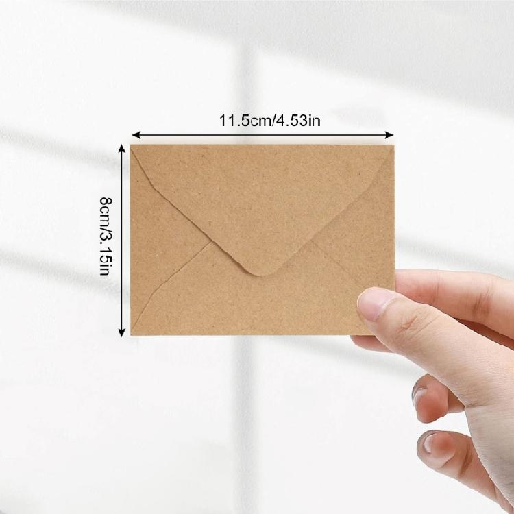 60 Pcs V Flap Envelopes Retro Blank Envelopes Business Envelopes Invitation Envelopes Paper Envelopes