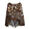 Womens  Fall Sweaters Long Sleeve Print Tops Pullover Sweaters Loose Dressy Casual Basic Clothes