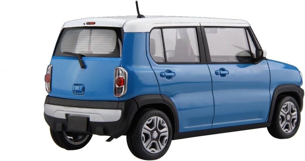 Auto NEXT řady Suzuki Hustler modrý plastový model 1/24 č. 3 (Letní metalíza)