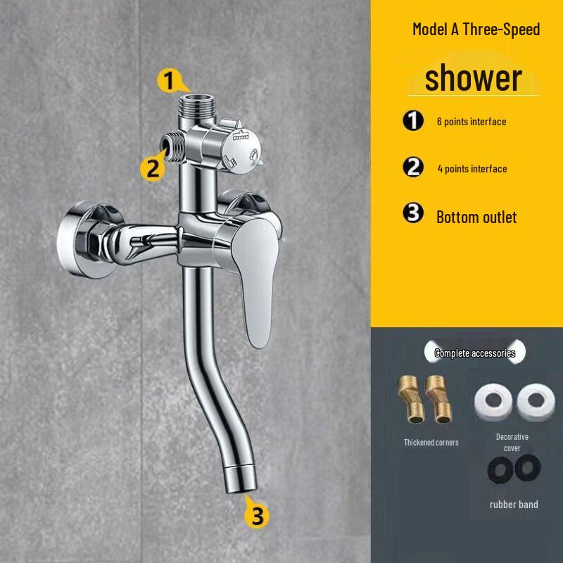 MIZILO Concealed Wall-Mounted Shower Faucet