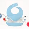 Bavaglino in Silicone per Bambini Impermeabile Resistente alle Macchie Regolabile Bavaglino per Pappa Morbido Portatile Bavaglino per Bambini da 6 Mesi a 4 Anni