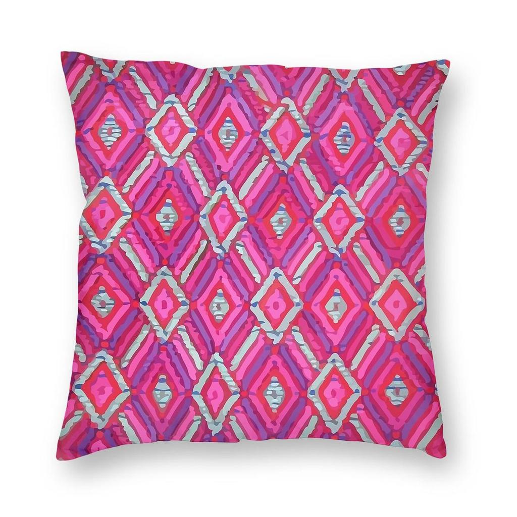 Mexican Traditional Chiapas Square Pillowcase Polyester Linen Velvet Creative Zip Decorative Sofa Seater Cushion Cover