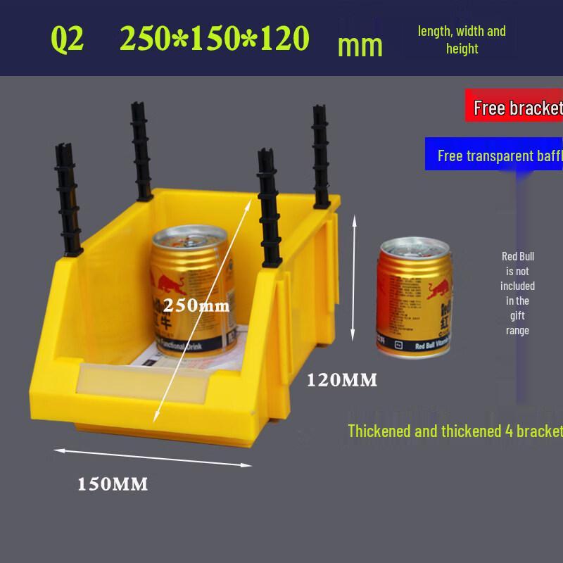Jiemengzhe Модульный наклонный стеллаж Контейнер для деталей