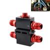 AN10 Billet Oil Filter Sandwich Plate Adaptor With In- Line Oil Thermostat Sandwich With Thermostat AN10 Fitting Adapter
