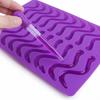 Creative 20 Compartments Silicone Gummy Worm Mold With Dropper Cake Decorating Mold Candy Gummy Mold Jelly Making