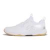 Li Ning Ace Cushioning Slip Resistant Abrasion Resistant Breathable Mid Top Badminton Shoes Unisex White AYTT001-5