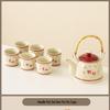 Elegant Tea Set: Perfect Honeymoon, Wedding, or Engagement Gift; Includes Teacup; Ideal for Bridesmaids or Housewarming Present.