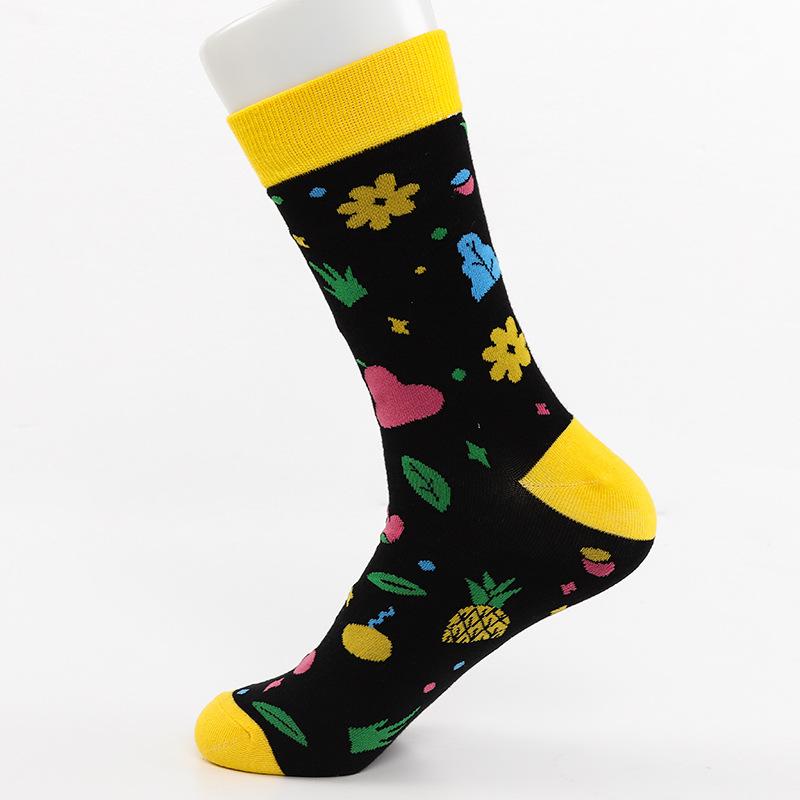 Women's Autumn and Winter Personality Street Tube Cotton Socks