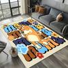 2025 New Style Bluey Family Cartoon Dog Carpet Rug for Living Room Bedroom Home Sofa Decoration,Kids Play Non-slip Floor Mat